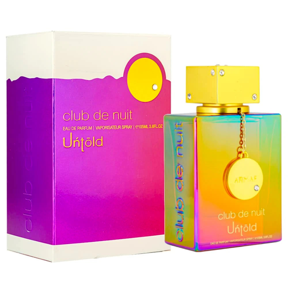 Club De Nuit Untold 3.6 oz Eau De Parfum - Unisex Fragrance for Men & Women | Long-Lasting Luxury Perfume for Date Night, Office & Special Occasions