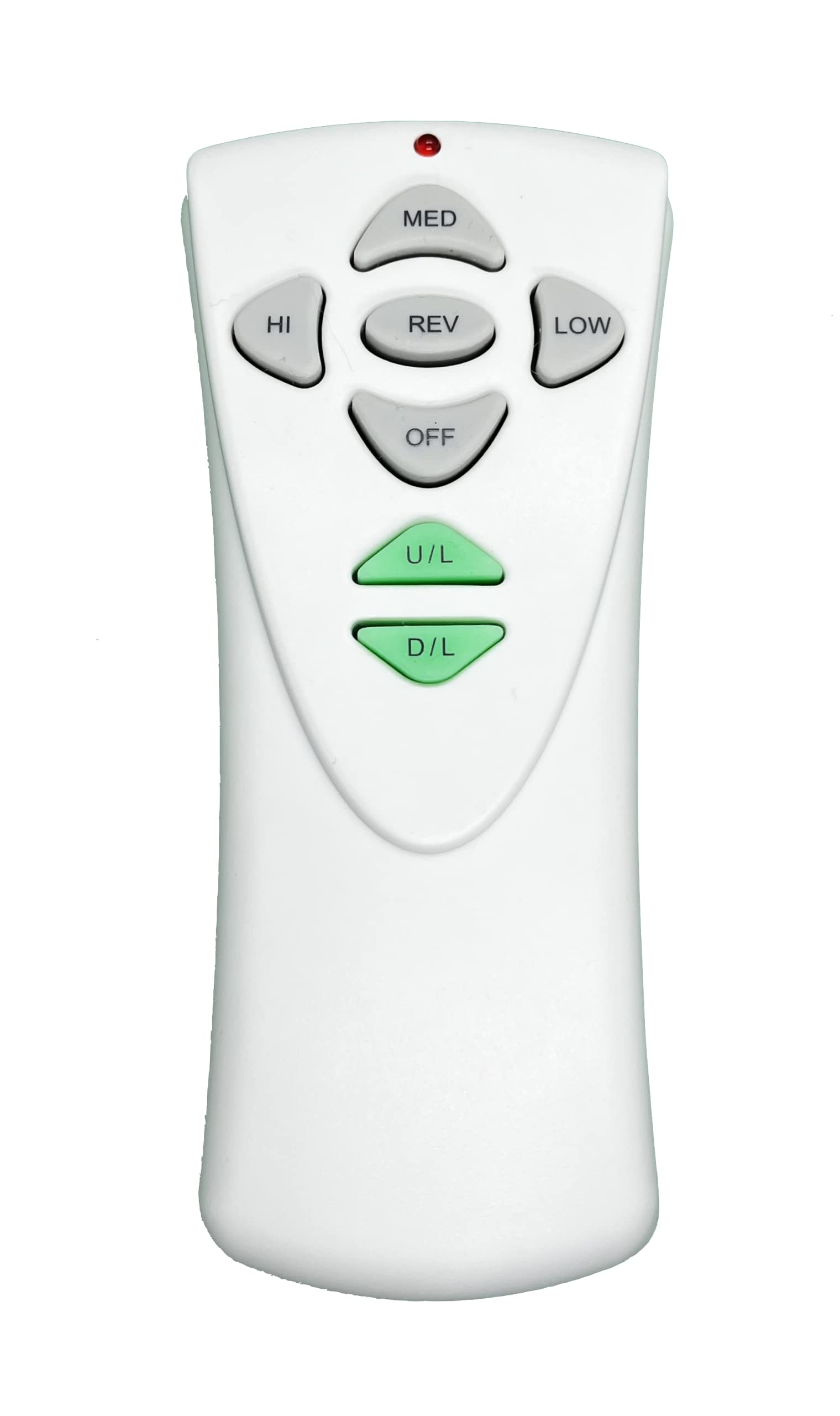 Hampton Bay CHQ7081T Ceiling Fan Remote Control - Compatible with Hampton Bay Fans, Easy Installation, Adjust Speed & Light - Perfect for Living Room, Bedroom, or Patio