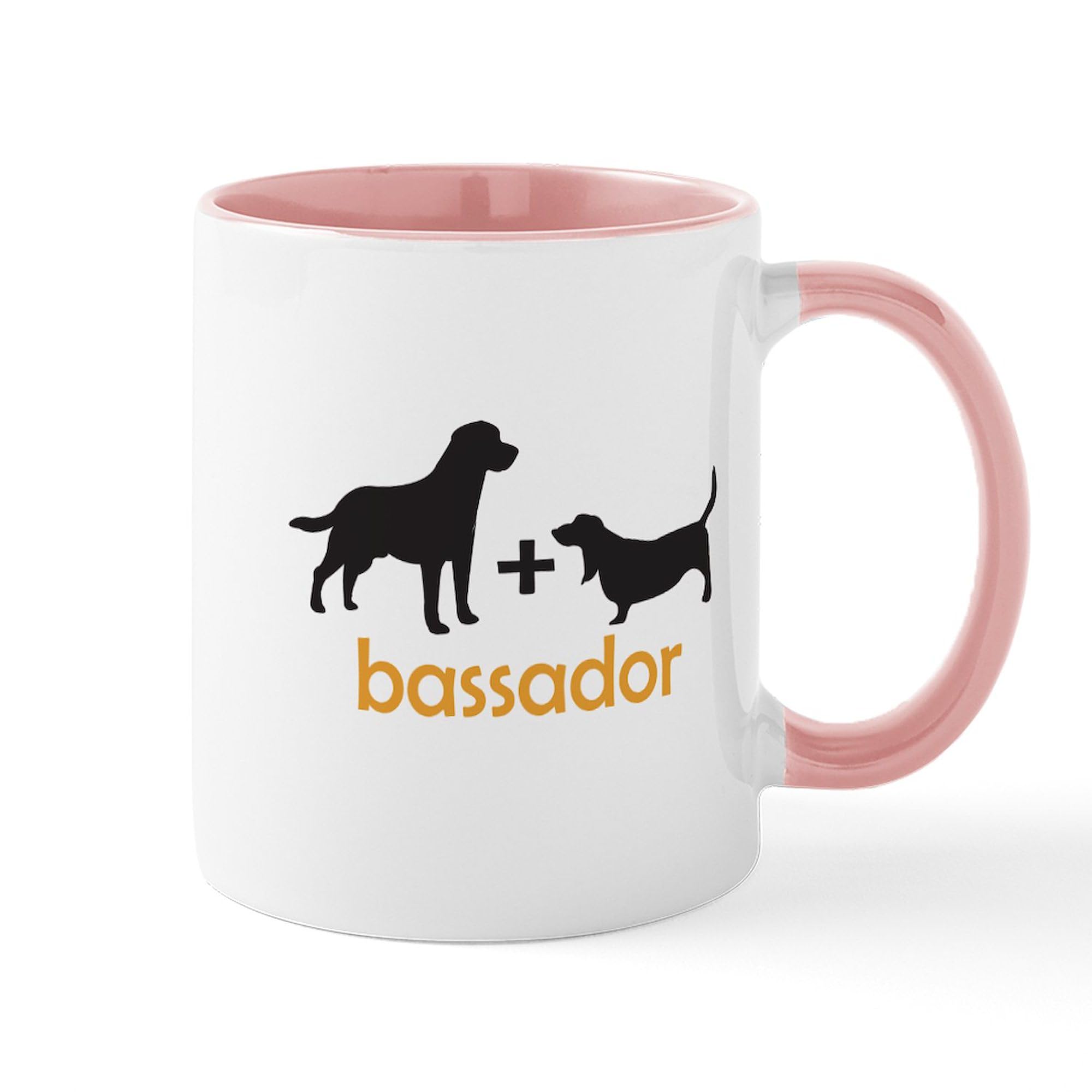 CafePress Bassador Mug - 11 oz (325 ml) Ceramic Coffee Cup for Tea, Hot Chocolate & Office Use - Perfect Gift for Dog Lovers & Pet Owners