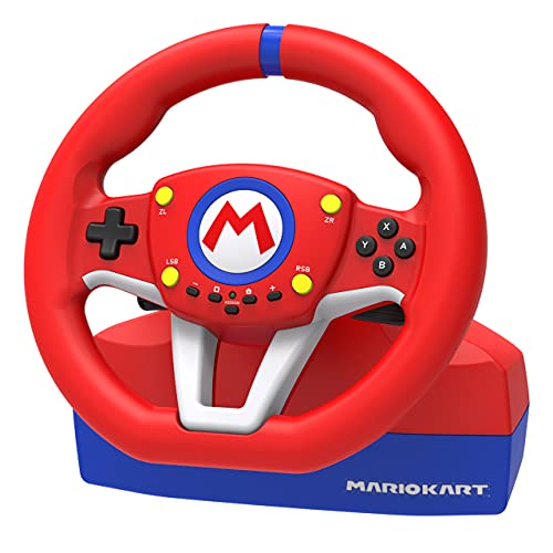 Nintendo Switch Mario Kart Racing Wheel Pro Mini - Officially Licensed by Nintendo for Switch - Perfect for Racing Games & Multiplayer Fun