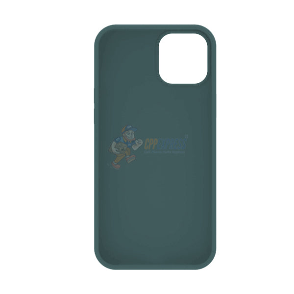 Premium iPhone 14 Slim Soft Silicone Case - Shockproof & Protective Cover (Dark Green) | Perfect for Daily Use, Travel & Outdoor Activities