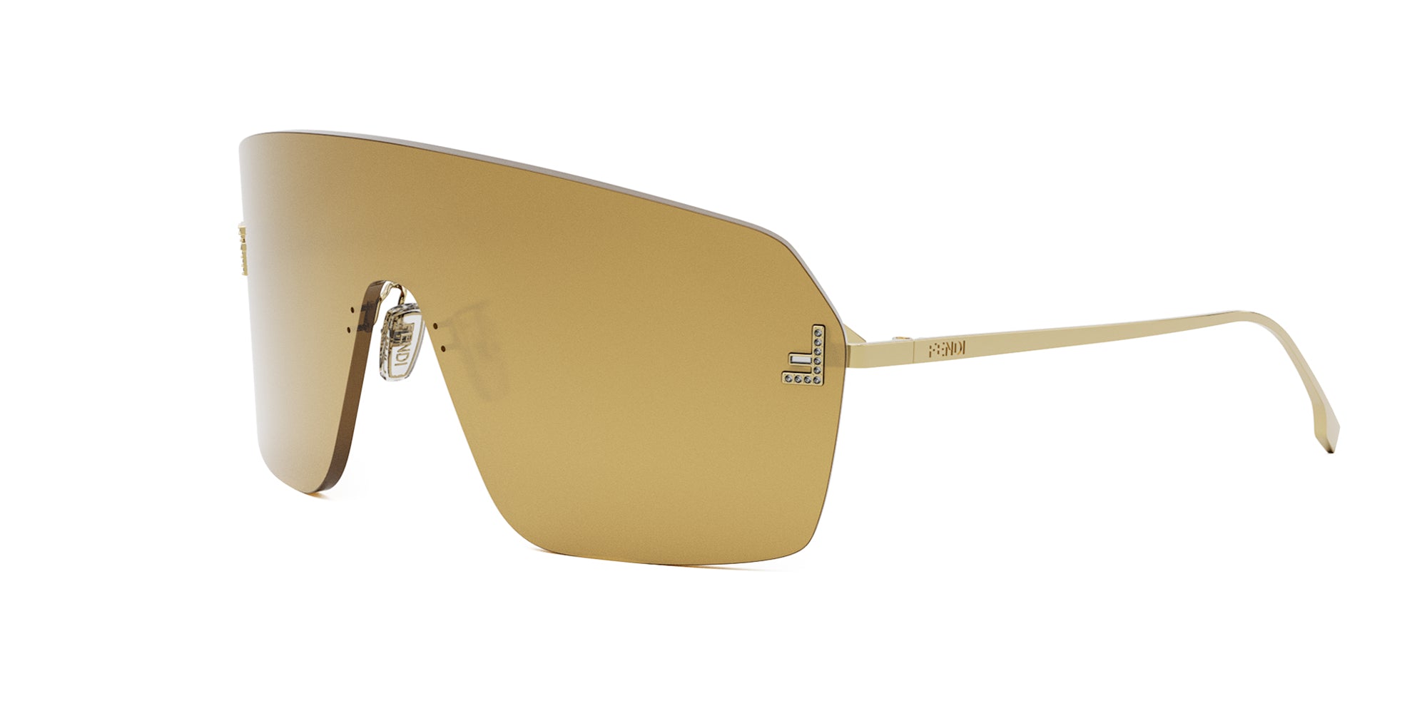 Fendi First Crystal FE4121US Women's Luxury Sunglasses - Stylish Designer Shades for Fashion & Outdoor Activities