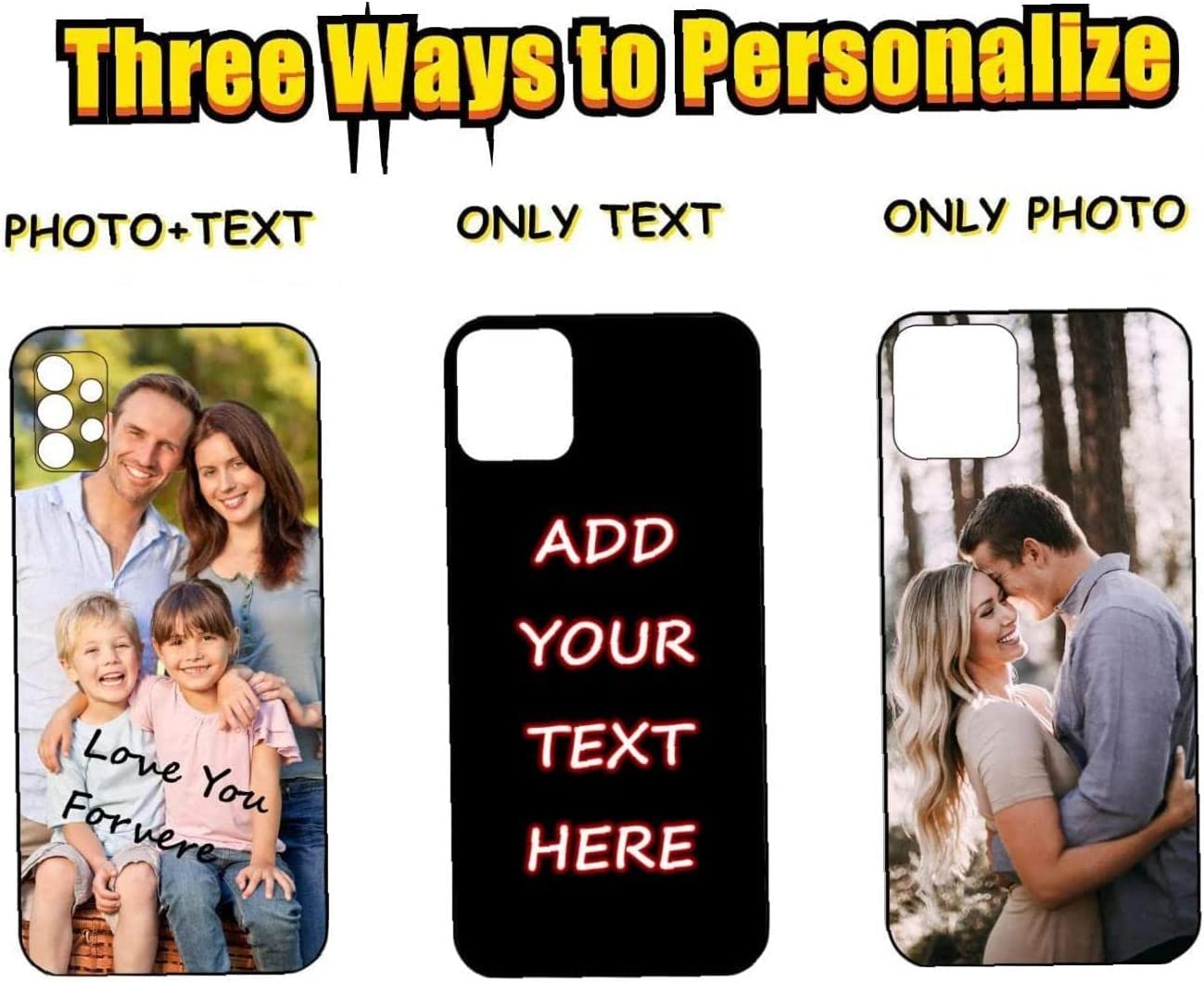 Custom Photo Phone Case for Samsung Galaxy S22 Ultra - Personalized TPU Cover with Your Own Image/Text - Durable Protective Case for Everyday Use, Travel & Gifts