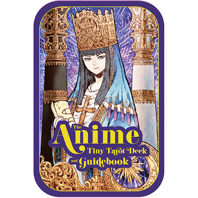 Anime Tiny Tarot Deck with Guidebook - Mini Japanese Fortune Telling Cards for Beginners, Travel & Spiritual Practice