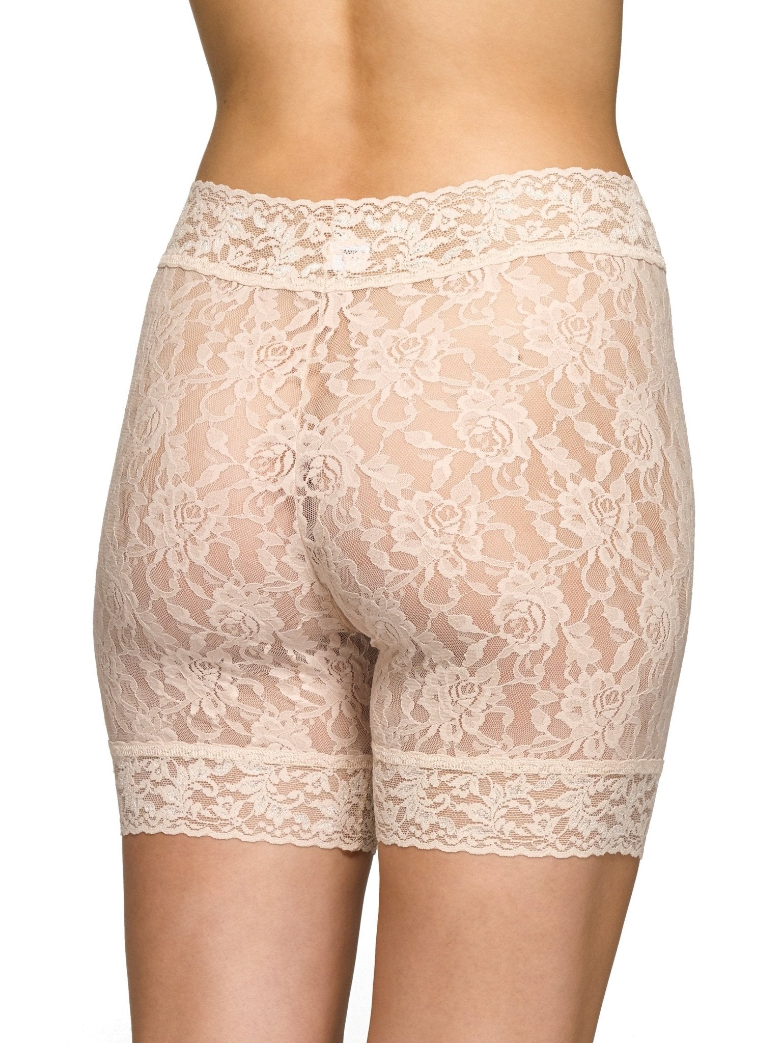 Signature Lace Bike Shorts - High Waist Workout Shorts for Women, Yoga, Running & Cycling | Breathable & Comfortable Activewear for Gym, Fitness & Casual Wear