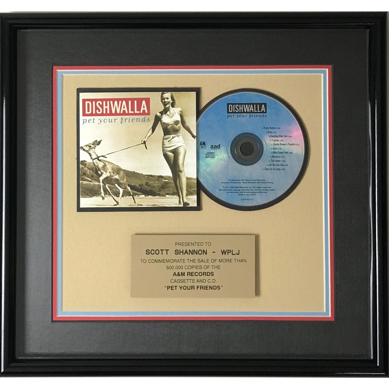 Dishwalla - Pet Your Friends (A&M Label Award Winner) | Vinyl Record for Music Lovers & Collectors | Perfect for Home Listening & Gifts