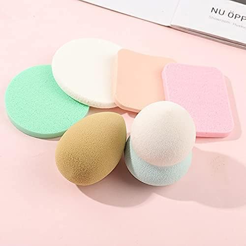 ZAUKY 6-Pack Makeup Sponge Blenders - Soft Beauty Blender Puff for Foundation, Powder & Concealer (Colors May Vary) | Perfect for Flawless Makeup Application & Travel