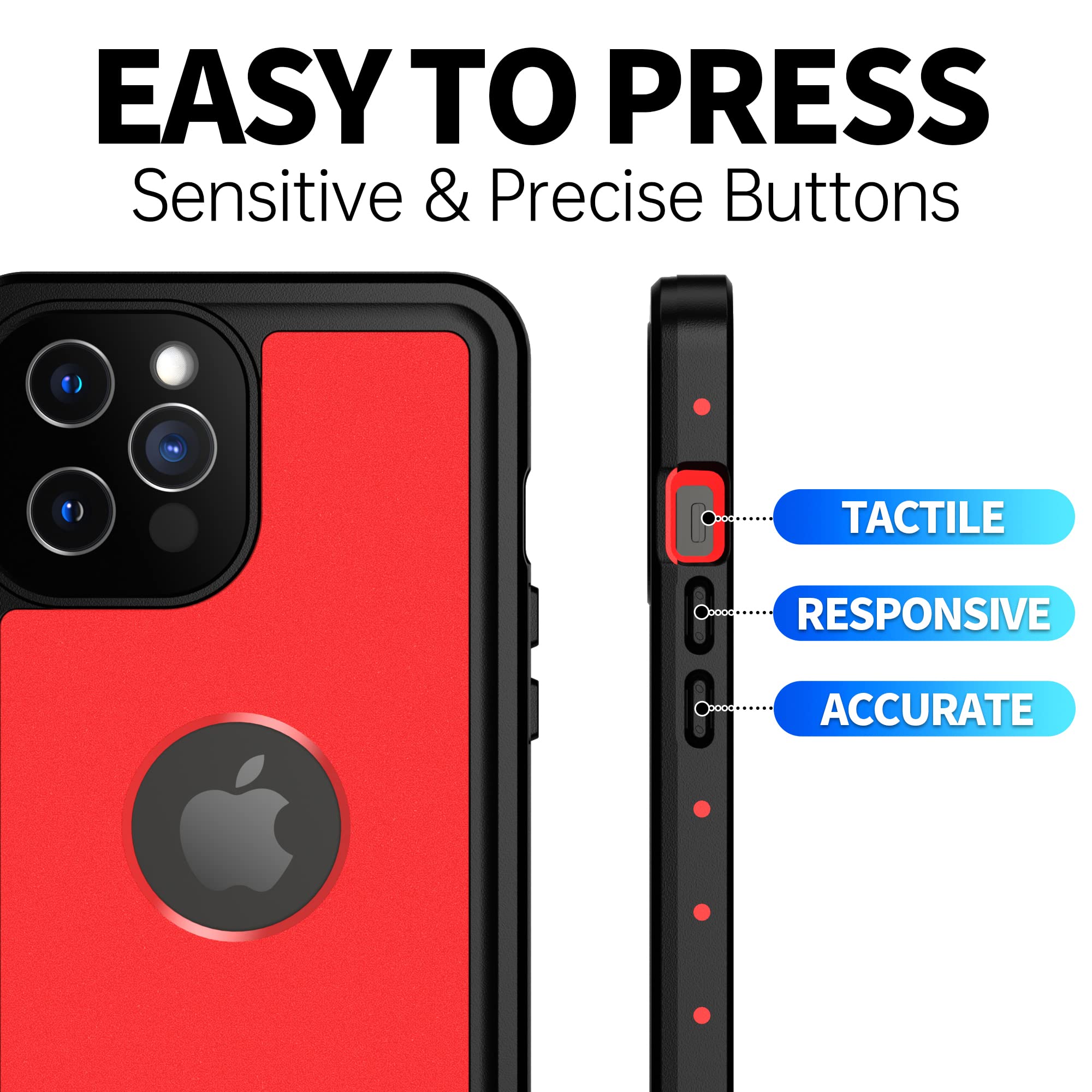 BEASTEK Waterproof Case for iPhone 12 Pro Max (6.7
