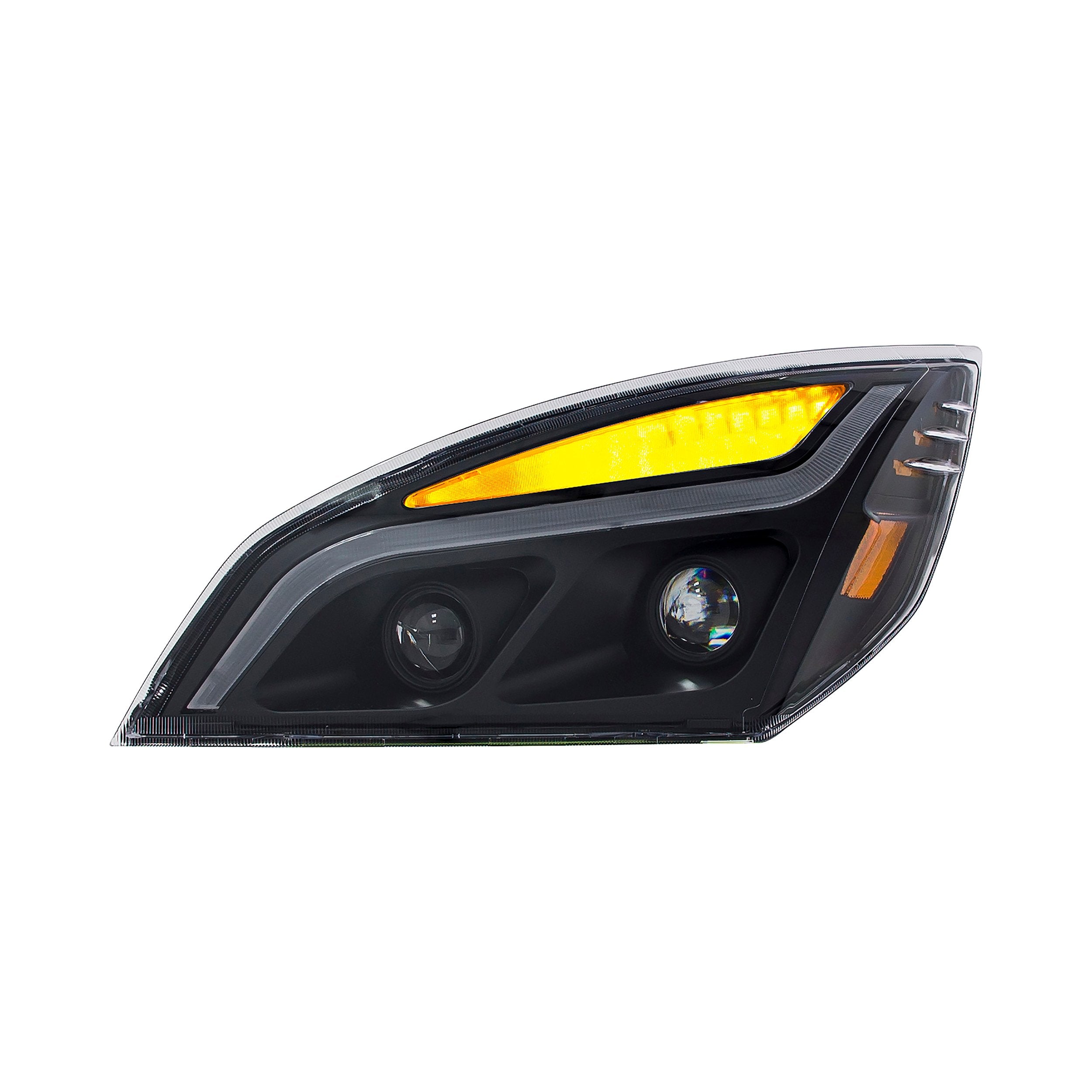 Fortpro LED Projector Headlight for Freightliner Cascadia 2018+ (Driver Side) - High Brightness, Durable Replacement Light for Night Driving & Truck Safety
