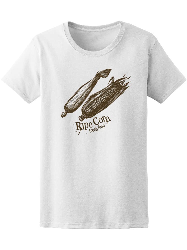Fresh Ripe Corn Men's T-Shirt - Soft Cotton White Tee for Casual Wear & Summer Outfits