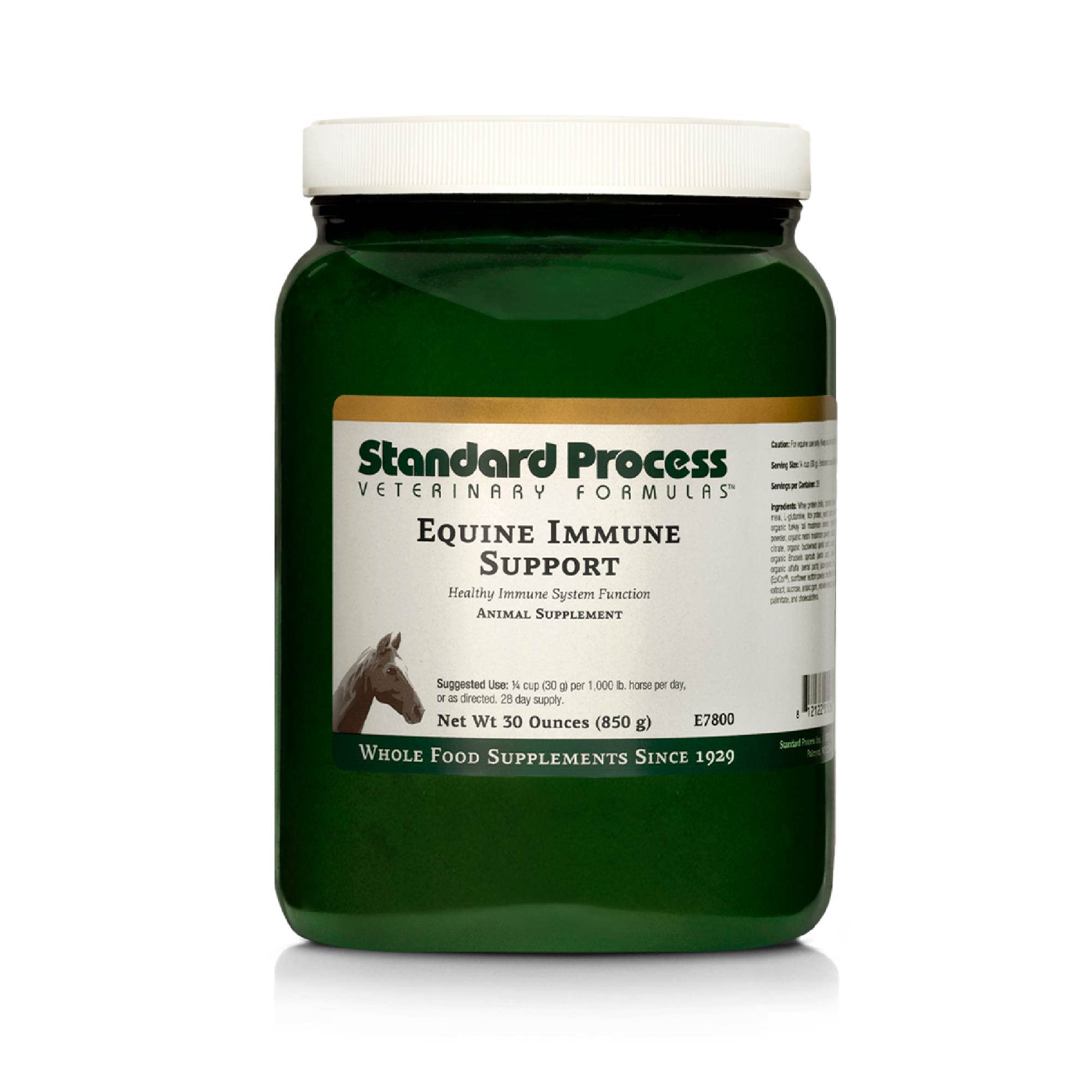 Standard Process Equine Immune Support Supplement - Vitamin A & Whey Protein for Horse Immune System Health - Whole Food Based Dietary Supplement for Horses - 850g - Ideal for Performance Horses & Immune Support Needs