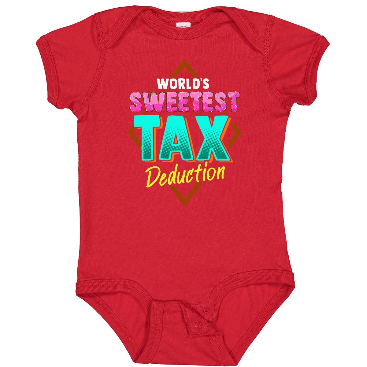 Inktastic Funny Tax Deduction Baby Bodysuit - Cute Infant Onesie for Newborns & Toddlers - Perfect for Family Photos, Holidays & Playtime
