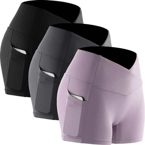 1038# Black & Grey & Light Pink,pack of 3
