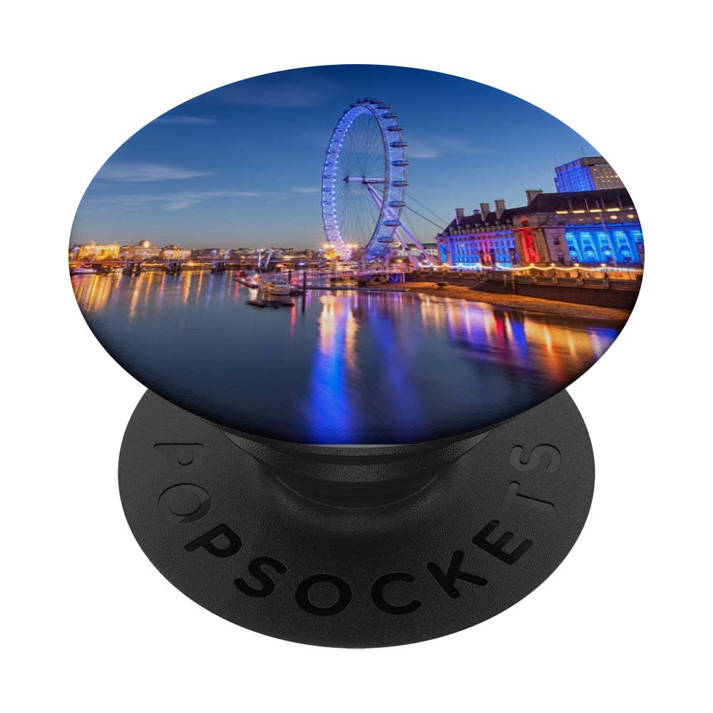 London Eye Skyline at Night - Stunning Nighttime View of London | Perfect for Wall Art, Home Decor & Travel Souvenirs