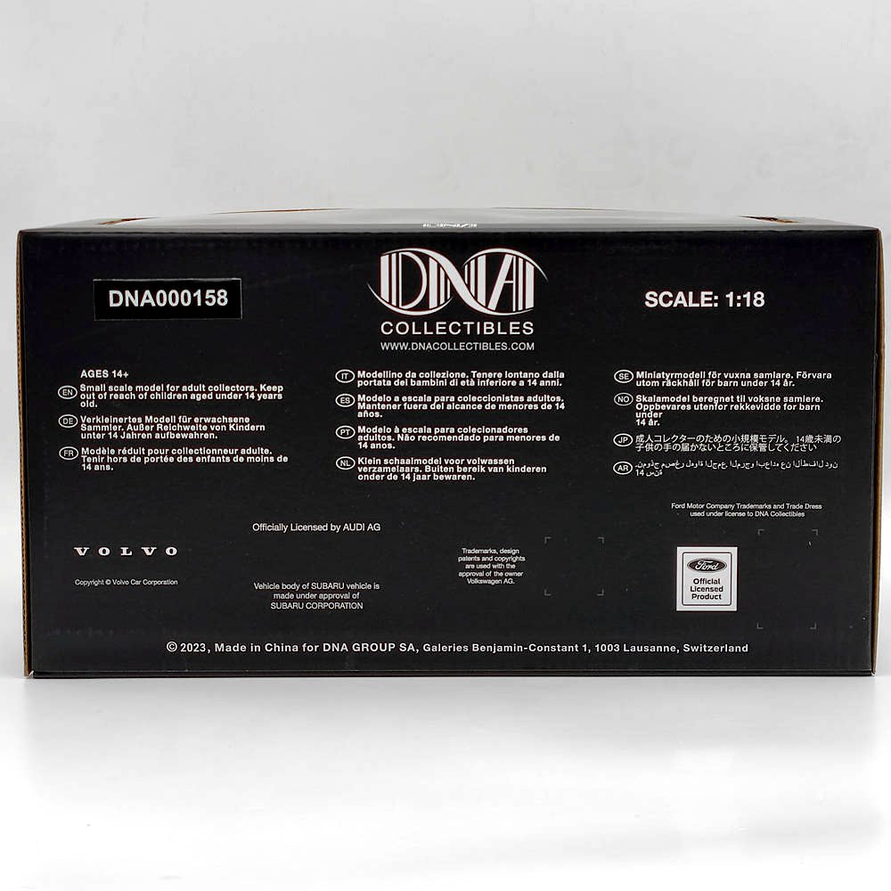 1/18 Scale Volvo 164 E 1972 Limited Edition Resin Model Car - DNA Collectibles DNA000158 - Red Diecast Vehicle for Collectors & Enthusiasts (Perfect for Display, Gifts, and Automotive Collections)