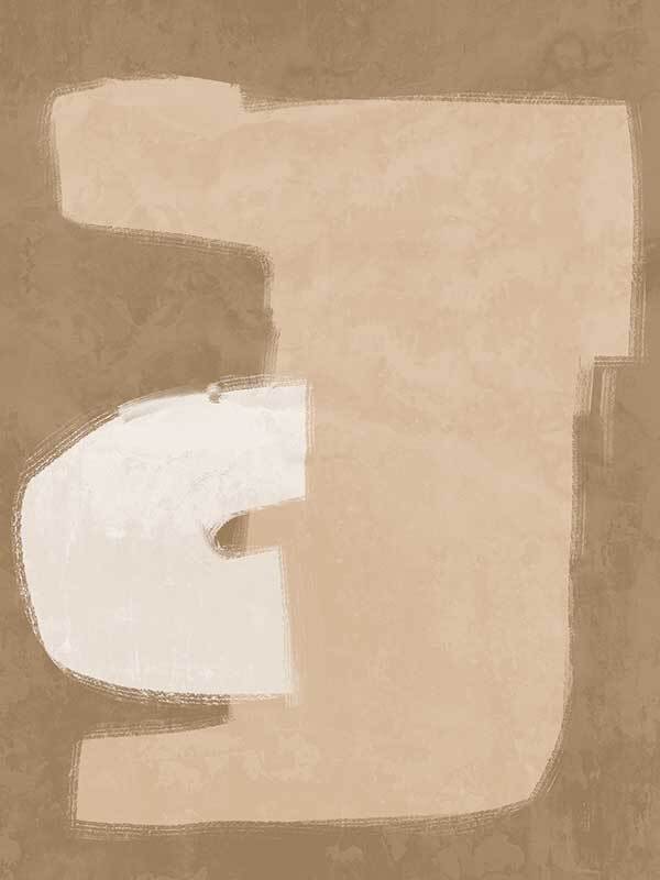 Elegant Beige Canvas Wall Art Print - Modern Home Decor for Living Room, Bedroom & Office