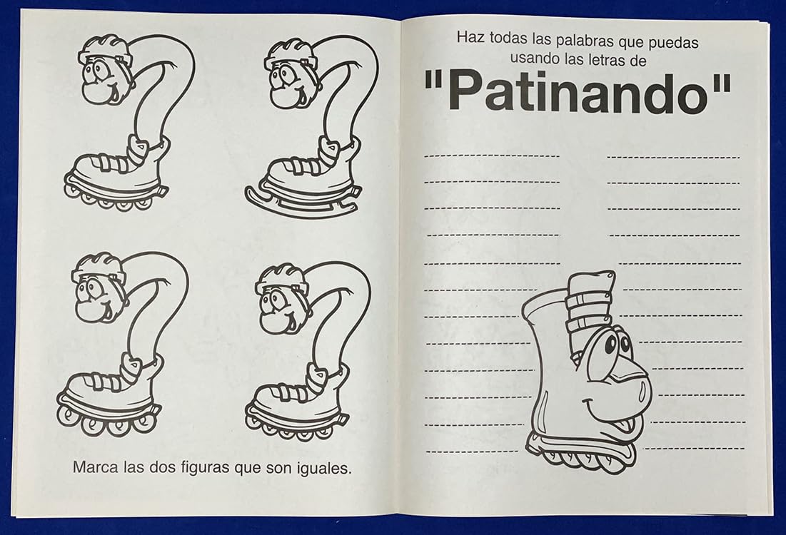 ZOCO Custom Coloring Books for Kids - 250 Bulk Pack (Spanish Version) - Fun Games, Puzzles & Activities - Perfect for Birthday Parties, Classroom Activities & Creative Play