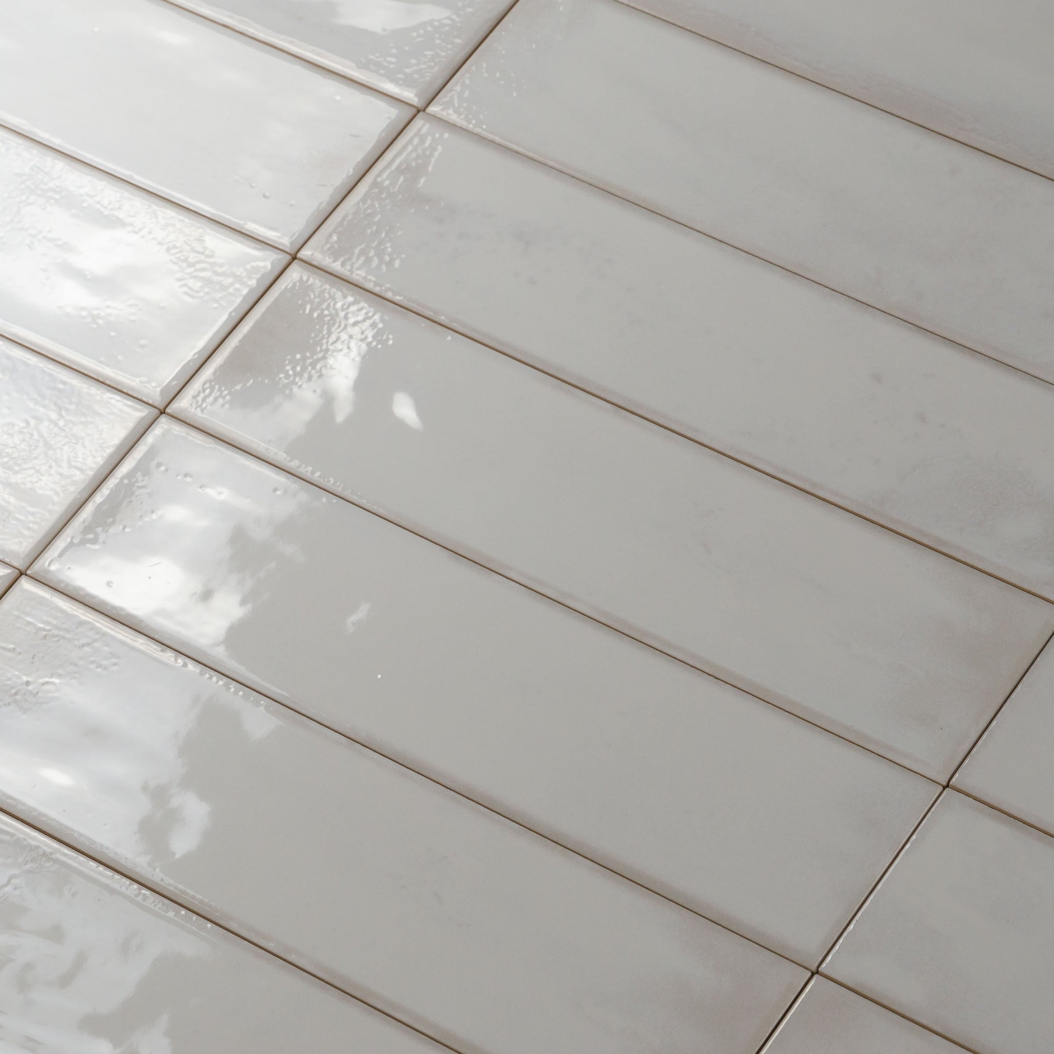 Premium Prisma Rain 3x12 Subway Wall Tile - Glossy Ceramic Bathroom & Kitchen Backsplash - Waterproof, Easy to Clean - Perfect for Modern Home Renovation, Shower Surrounds, and Stylish Accent Walls