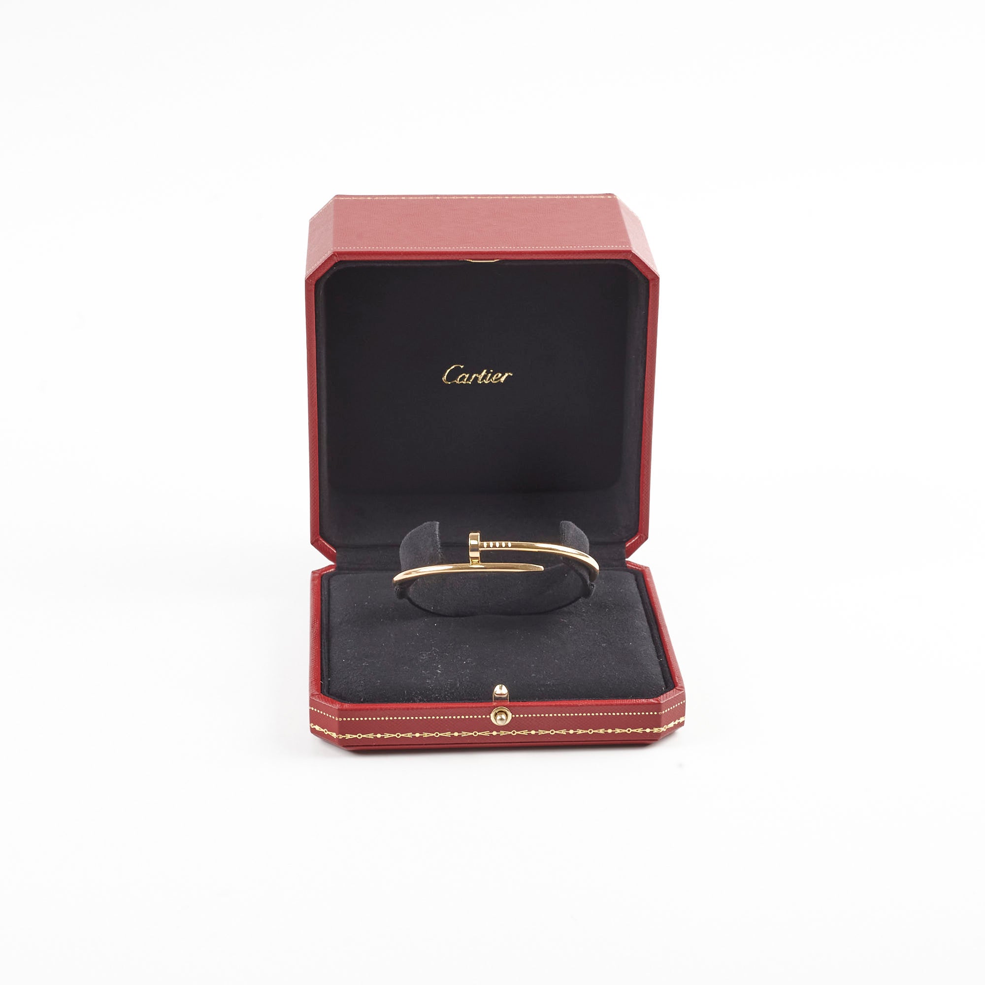 Cartier Juste Un Clou JUC Bracelet 18K Yellow Gold Size 18 - Luxury Nail Bangle for Women, Perfect for Weddings, Parties & Everyday Elegance
