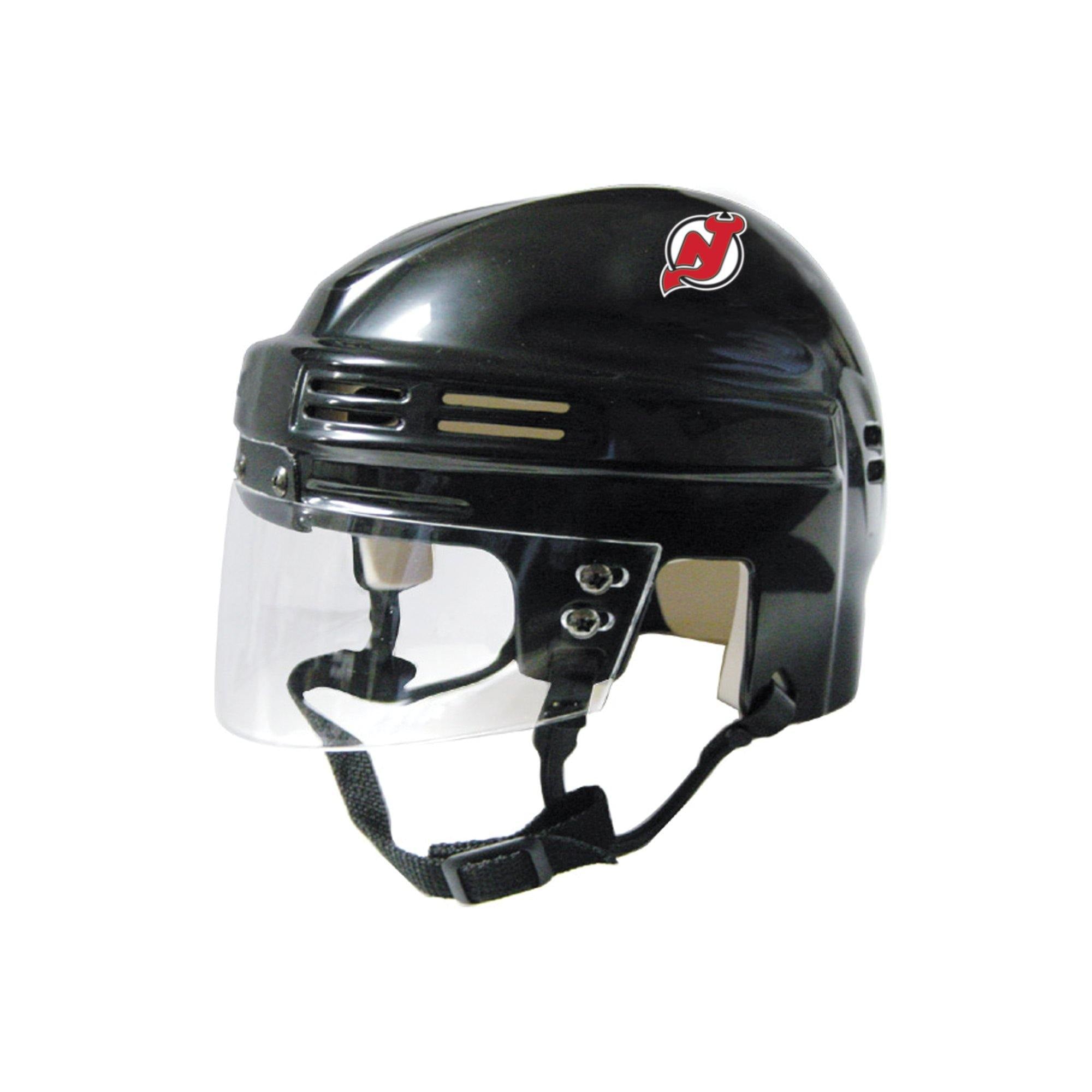 New Jersey Devils NHL Collectible Mini Helmet - Officially Licensed Hockey Memorabilia with Display Stand - Perfect for Fans, Sports Decor & Gift Giving