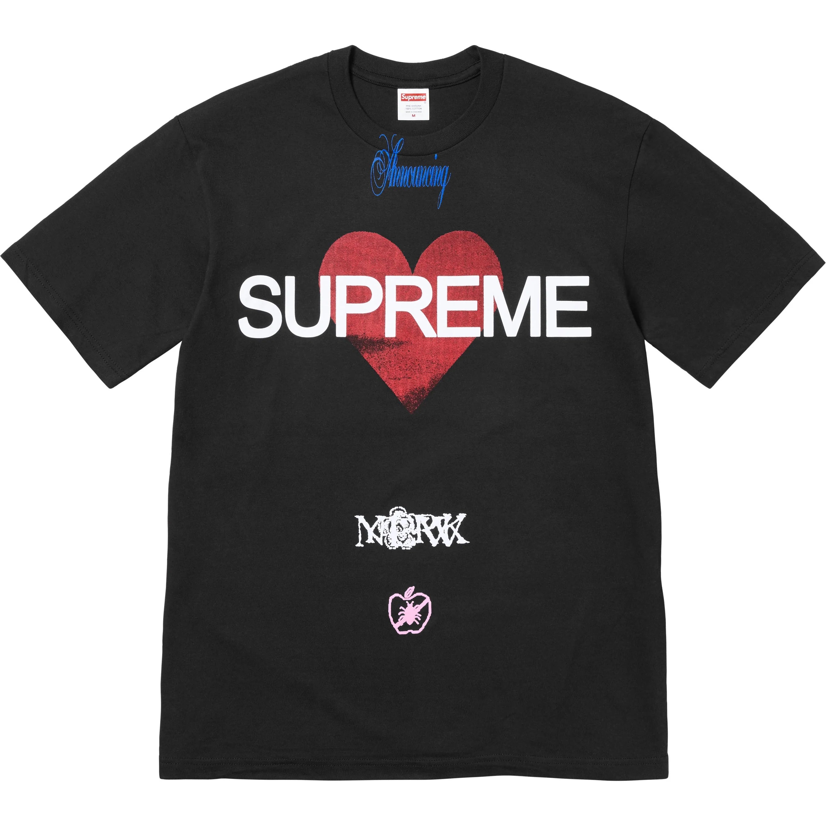 Supreme Announcing Tee Black - Limited Edition Streetwear T-Shirt for Men & Women - Perfect for Casual Wear, Street Style & Urban Fashion