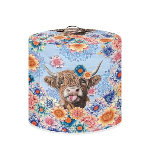 Boho Mandala Highland Cattle