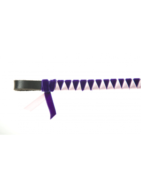 Elegant Purple and Pink Horse Browband - Adjustable Equestrian Headband for Dressage & Show Jumping - Perfect for Competitions & Riding Events