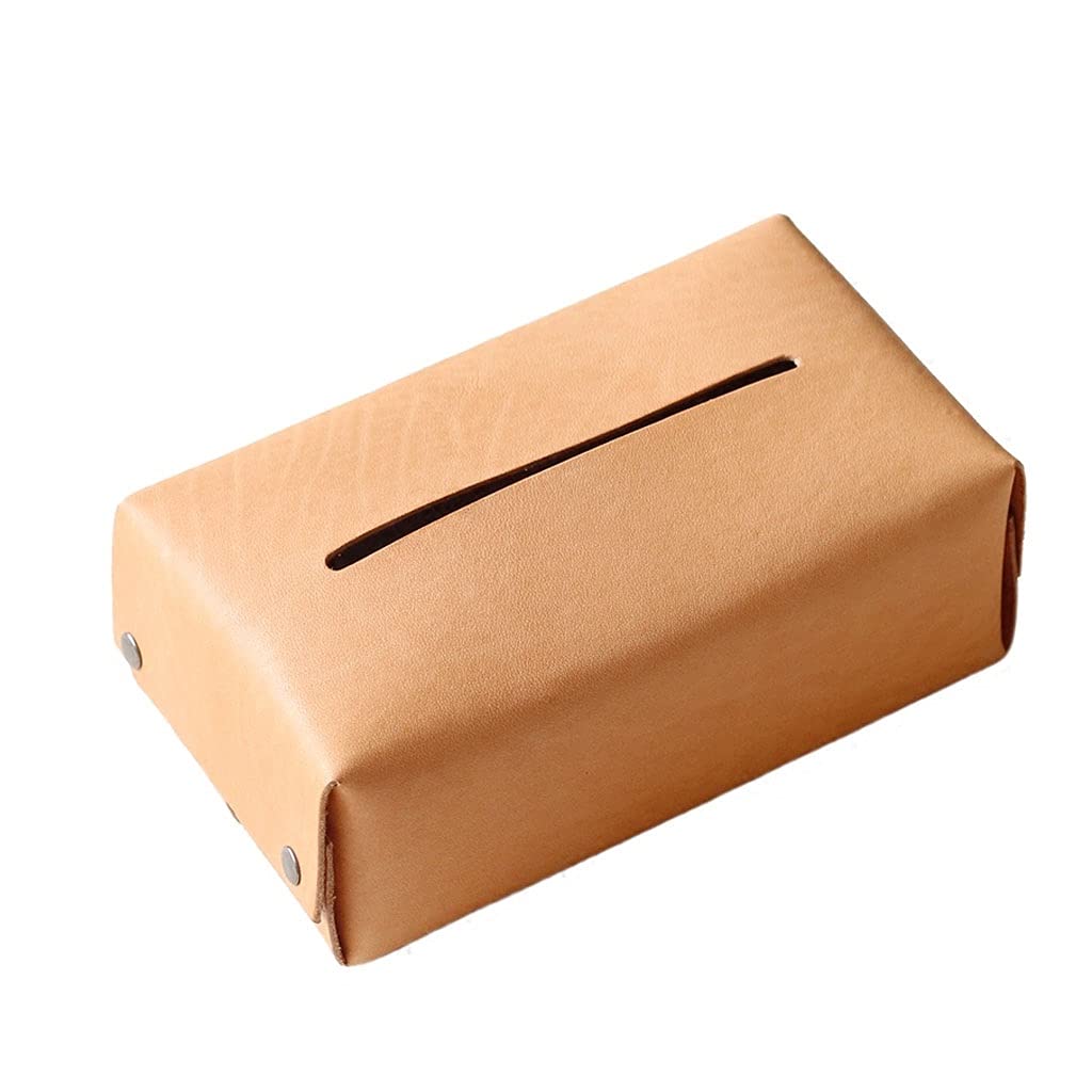 Vintage Kraft Paper Tissue Box Holder - Handmade Retro Style Home Decor for Living Room, Bedroom & Office Desk | Perfect for Home, Office & Gift Giving