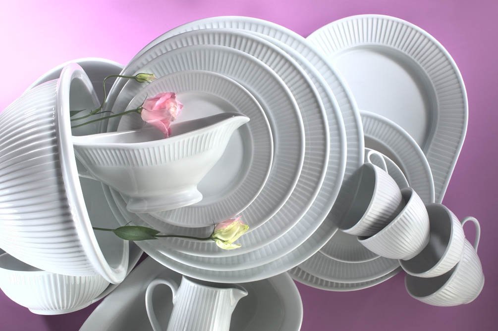 Pillivuyt Plissé White Porcelain Sugar Bowl - 3.5 Inch Open Pinch Dish for Tea, Coffee & Baking | Elegant Tableware for Desserts & Kitchen Decor