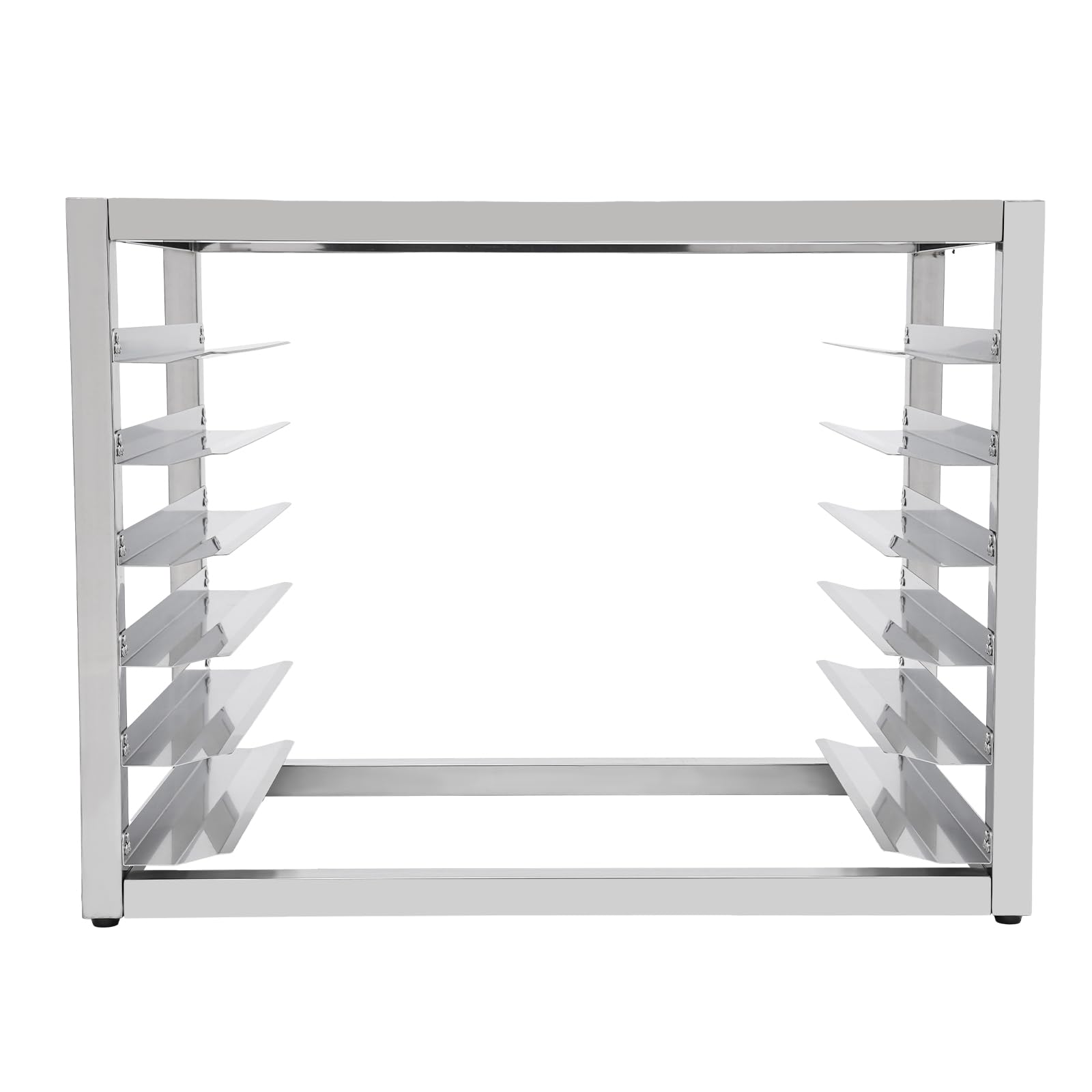 6-Tier Stainless Steel Commercial Baking Tray Rack - Heavy Duty Cookie Cooling Rack for Bakeries, Kitchens & Restaurants | Perfect for Pastry, Bread & Dessert Cooling | Includes Allen Key for Easy Assembly