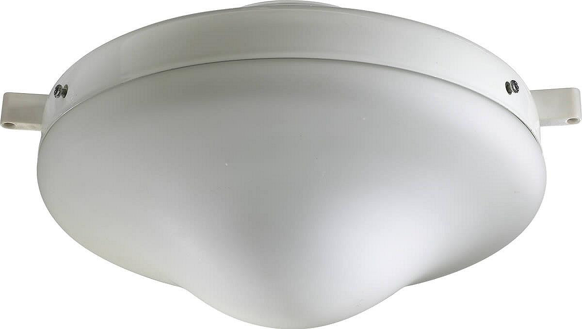 10W LED Ceiling Fan Light Kit with 1 Light Bulb - White - Perfect for Patio, Porch, and Outdoor Living Spaces