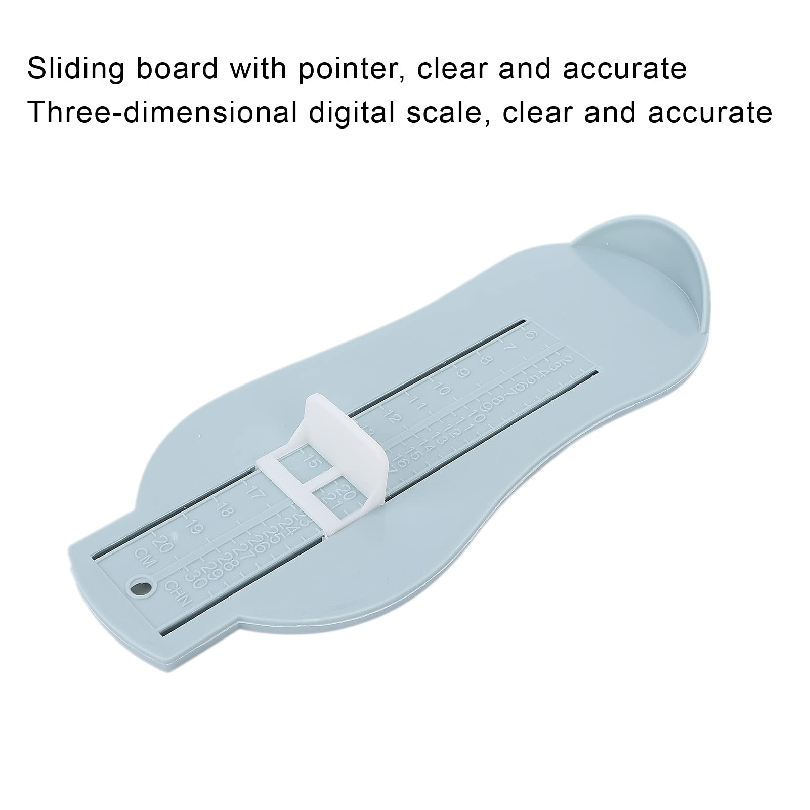 Kids Shoe Size Measuring Tool - Adjustable Retractable Foot Measurement Device for Toddlers & Children - High Strength Shoe Ruler for Accurate Sizing - Perfect for Online Shoe Shopping & In-Store Fitting