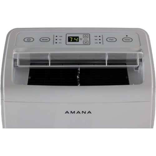 Amana Portable Air Conditioner - 8000 BTU Cooling Power, Energy Efficient AC Unit with Remote Control for Home, Office & Bedroom - Perfect for Summer Cooling & Small Spaces