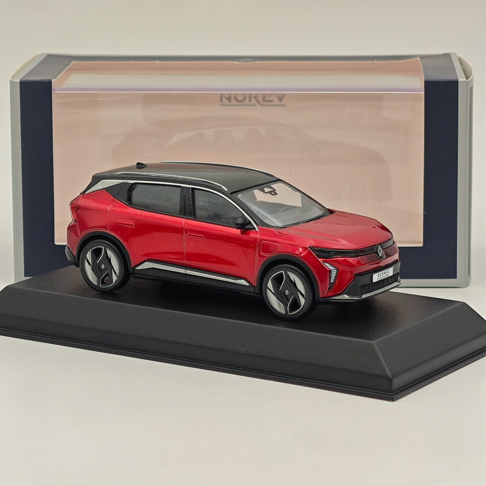 1/43 Scale Norev Renault Scenic E-Tech 100% Electric Diecast Car Model - Flame Red Color (2024 Edition) | Perfect for Collectors, Display, and Electric Vehicle Enthusiasts