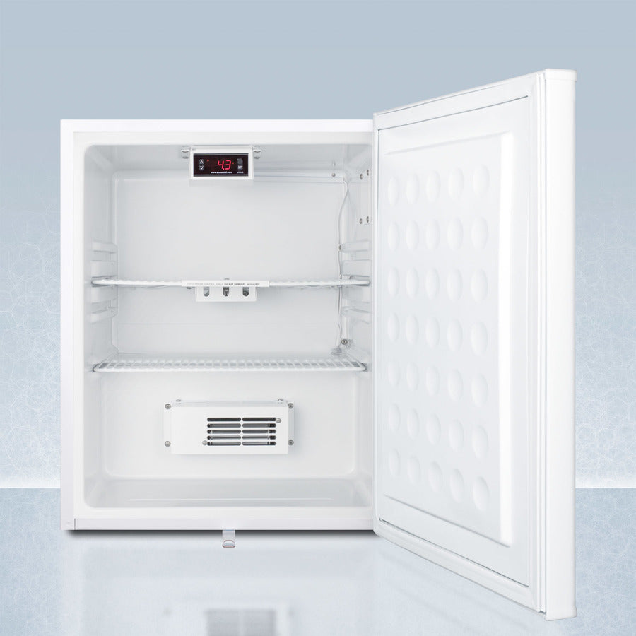 Accucold Compact All Refrigerator with Automatic Defrost FF28LWHPLUS2 - Energy Efficient Mini Fridge for Dorm, Office, Bedroom & Small Spaces