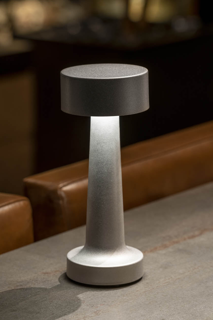 Theia Touch Rechargeable Flameless LED Candle Lamp - Battery Operated LED Candles for Home Decor, Wedding, Romantic Dinner & Relaxation