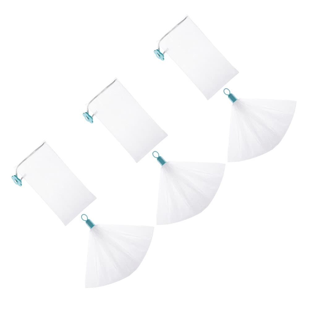 Artibetter 6Pcs Exfoliating Mesh Soap Saver Bags - Body Scrubber, Bubble Foam Net & Soap Pouch for Shower, Facial & Body Cleaning - Perfect for Gentle Exfoliation & Creating Rich Lather in Bath or Spa