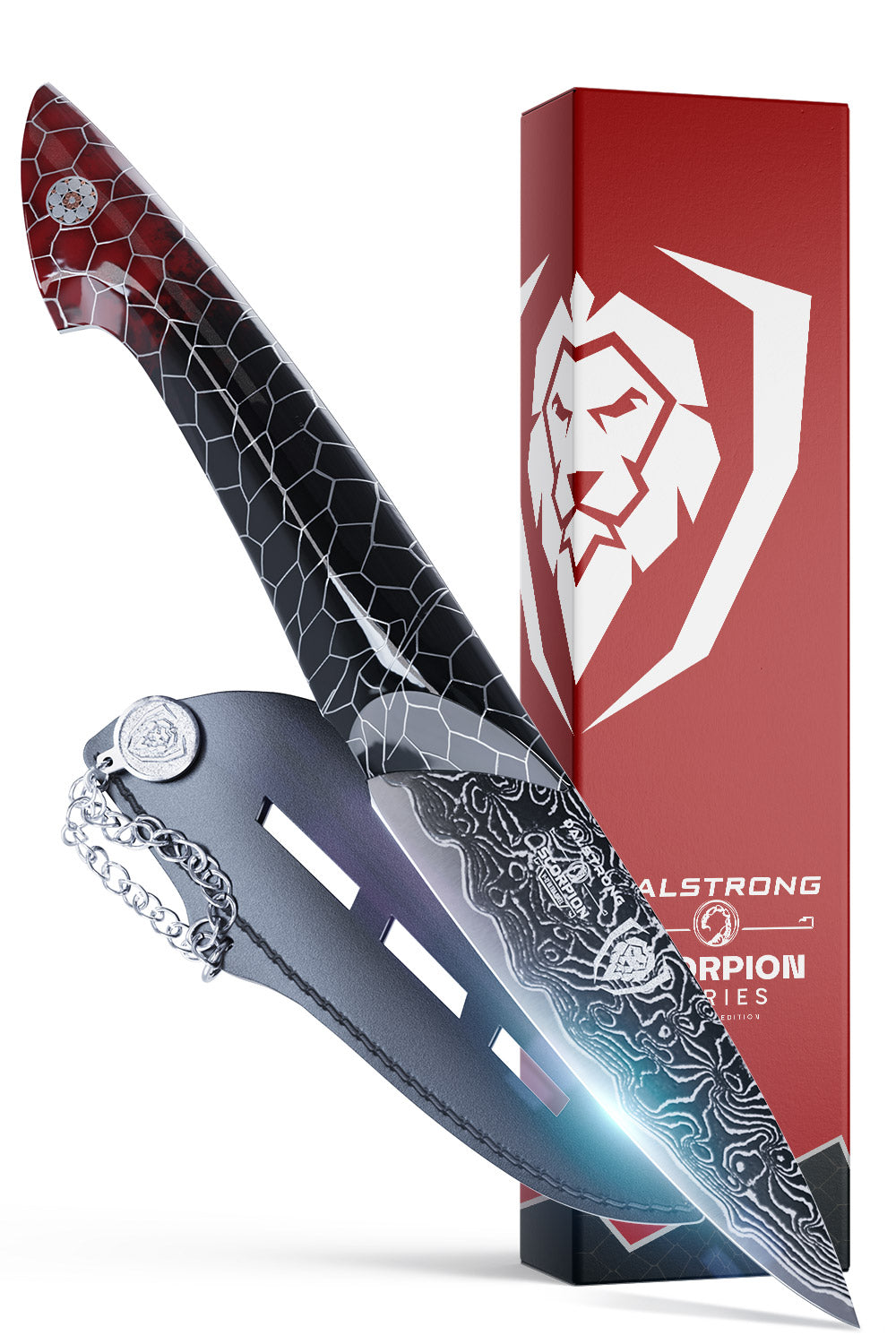 Premium Dalstrong Scorpion Series 4-inch Paring Knife - Ultra Sharp Kitchen Knife for Precision Slicing, Peeling & Garnishing - Perfect for Fruits, Vegetables & Detailed Culinary Work