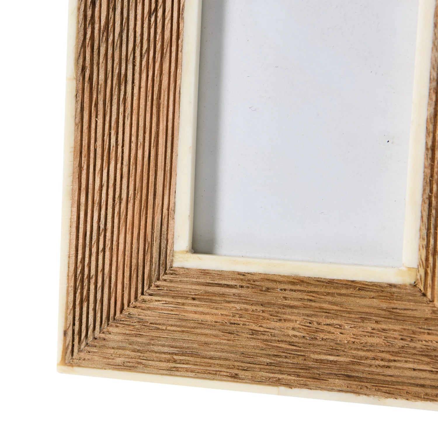 Exquisite Hand-Carved Photo Frame with Elegant Bone Border - Perfect for Wedding, Anniversary & Family Portrait Displays
