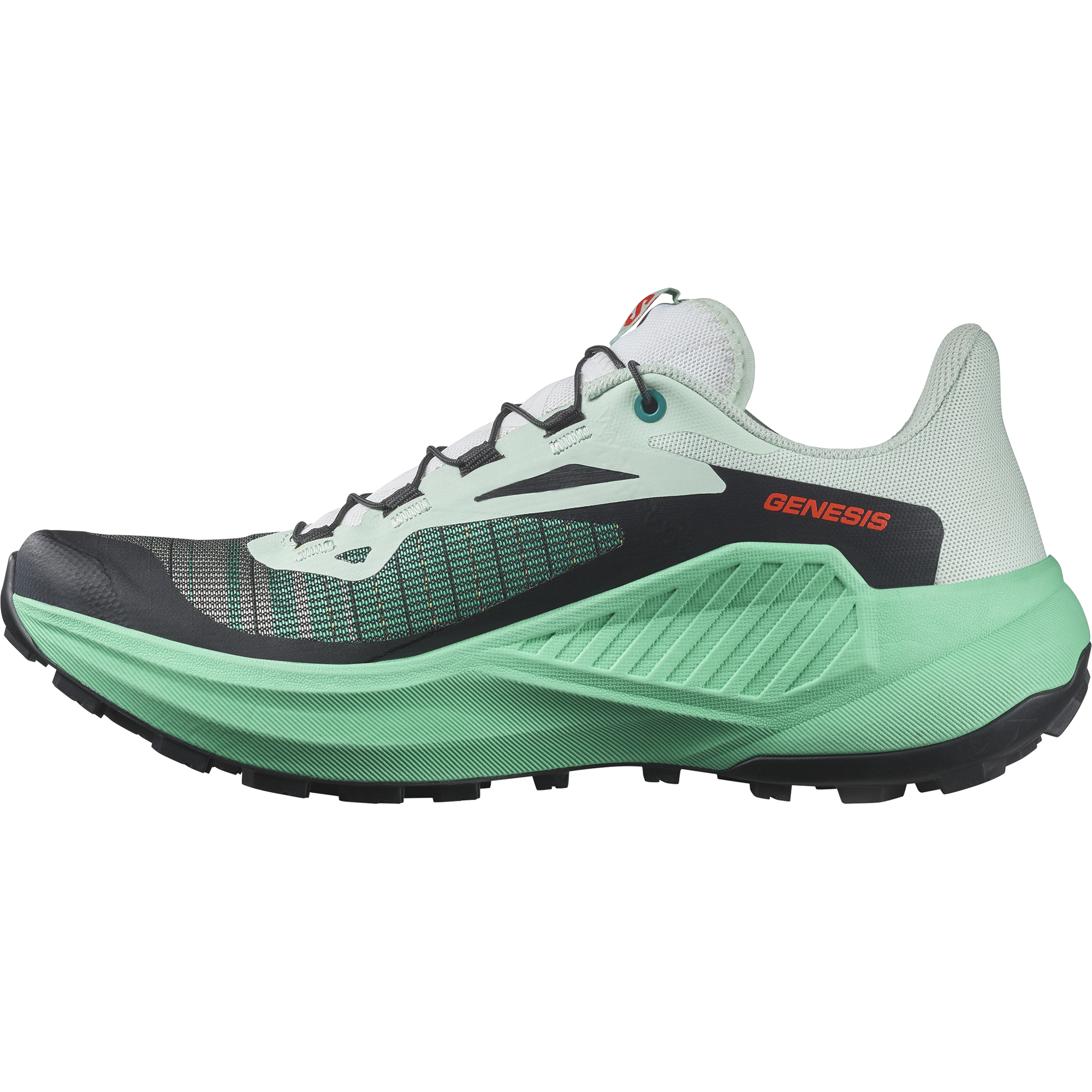 Women's Genesis Sneakers - Bay, Electric Green, Cherry Tomato | Lightweight Comfortable Walking Shoes for Women | Perfect for Running, Gym & Casual Wear