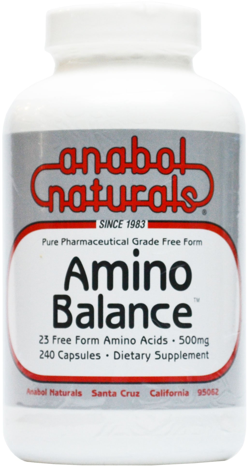 Amino Balance 240 Capsules - Complete 23 Freeform Amino Acid Blend with BCAAs & 9 EAAs | Sports Nutrition Supplement for Muscle Recovery & Energy | Post-Workout, Fitness & Bodybuilding Support