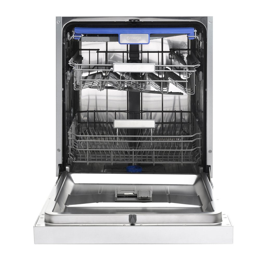 Omega 60cm Semi-Integrated Dishwasher ODWIS6015X - Energy Efficient, Quiet Operation for Modern Kitchens | Perfect for Small Families & Compact Spaces