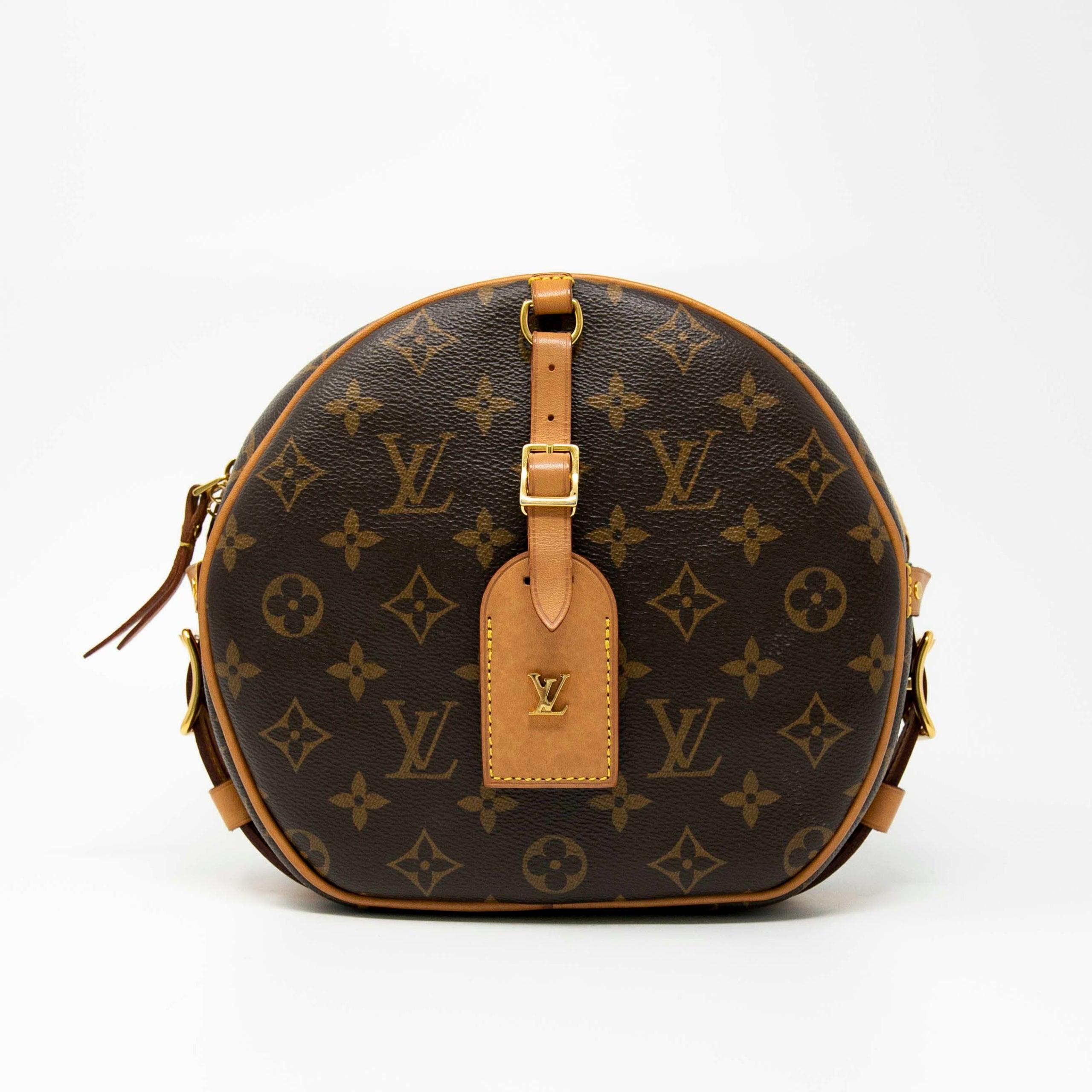 Authentic Louis Vuitton Monogram Boite Chapeau Souple MM Handbag - Luxury Soft Hatbox Bag for Women | Perfect for Travel, Parties & Everyday Elegance