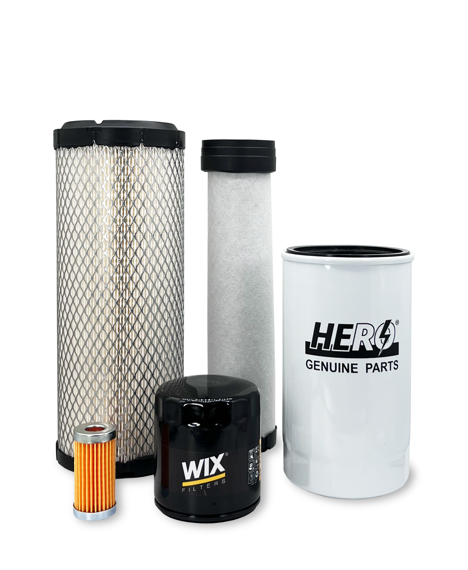 HERO® Maintenance Filter Kit for New Holland TC29D Compact Tractor - Air, Oil & Fuel Filters Replacement Set - Perfect for Farm Equipment Maintenance & Tractor Upkeep