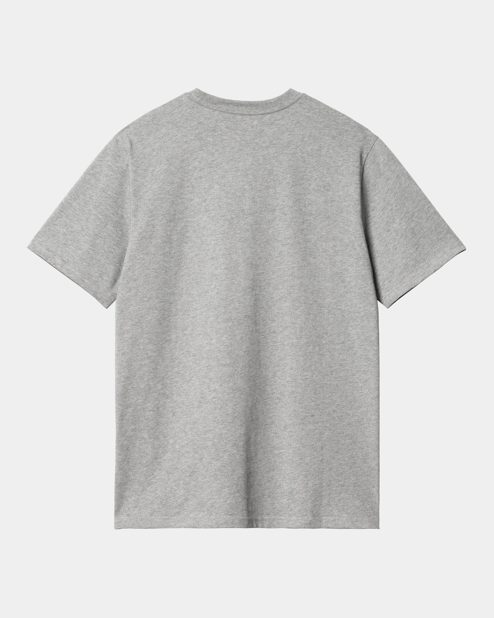 Men's Pocket T-Shirt - Soft Grey Heather Cotton Tee for Casual Wear & Everyday Comfort | Perfect for Outdoors, Work & Relaxation
