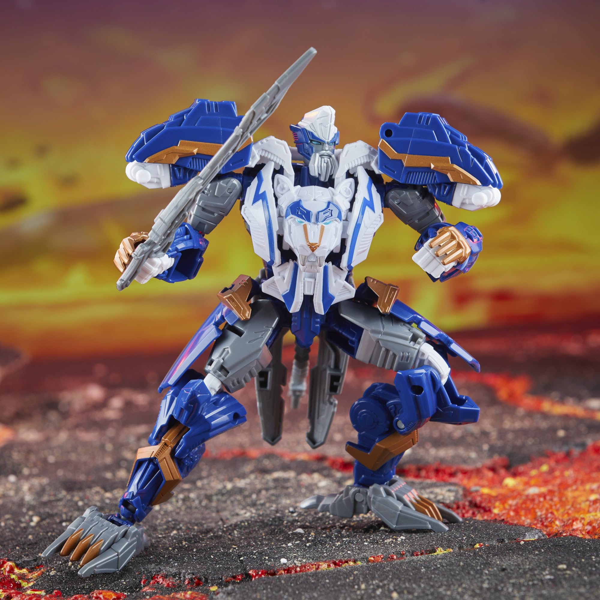 Transformers Legacy United Voyager Class Prime Universe Thundertron - 7-Inch Converting Action Figure for Kids Ages 8+ | Collectible Robot Toy with 2 Modes | Perfect for Play, Display & Gifts