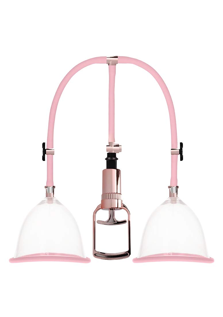 Shots America Rose Gold Medium Breast Pump Set - Portable Electric Breast Pump for Nursing Moms - Perfect for Travel, Work & Home Use