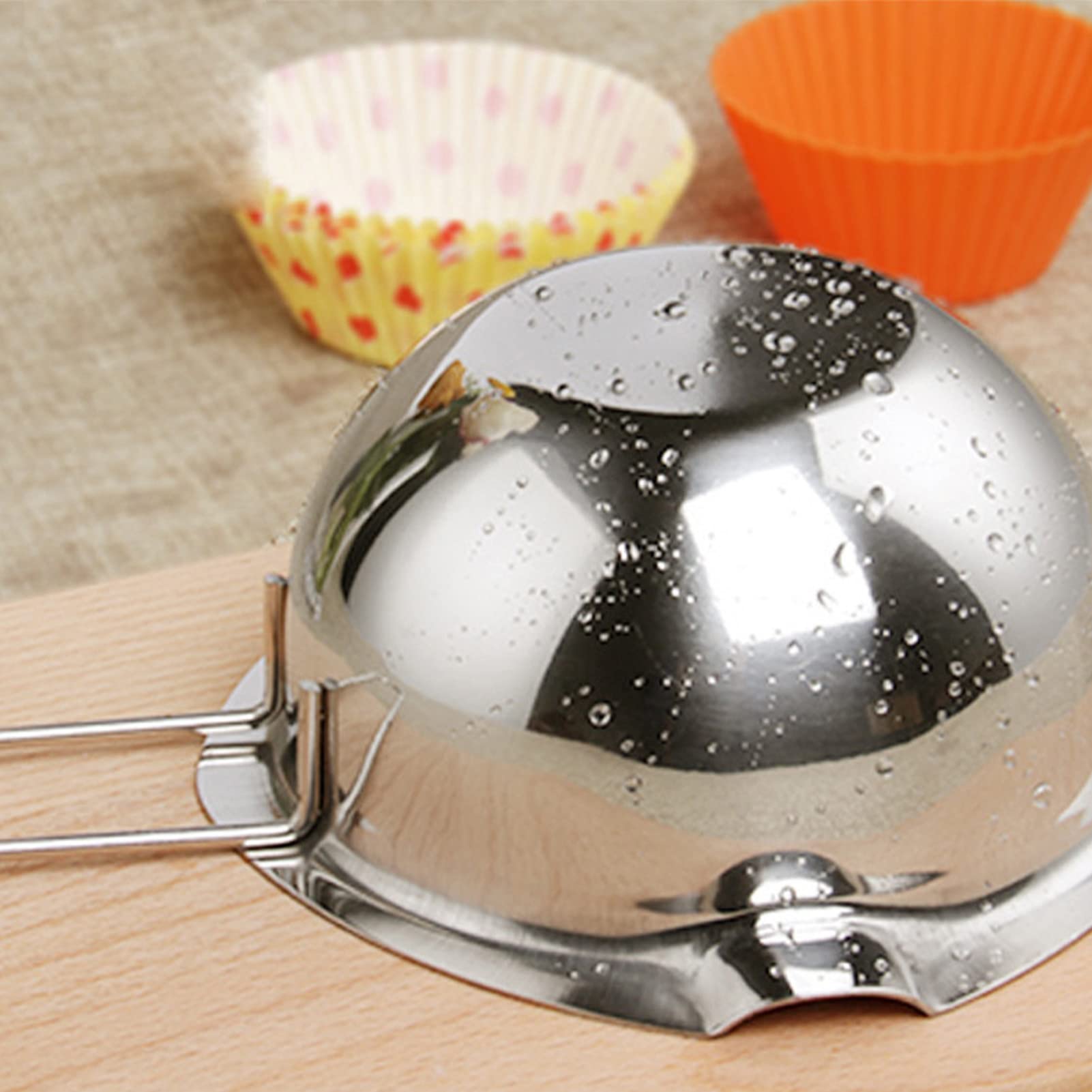 Premium Stainless Steel Double Boiler Pot for Melting Chocolate, Butter, Soap & Wax - Ideal for Candle Making, Candy Crafting & DIY Cosmetics at Home