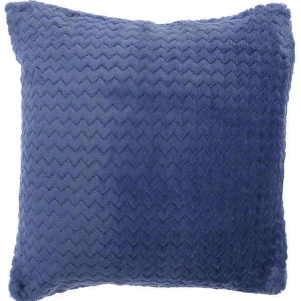 Chevron Pattern Cushion Covers Set of 2 - Soft Blue Decorative Pillow Cases for Sofa, Bed & Home Decor - Perfect for Living Room, Bedroom & Dorm