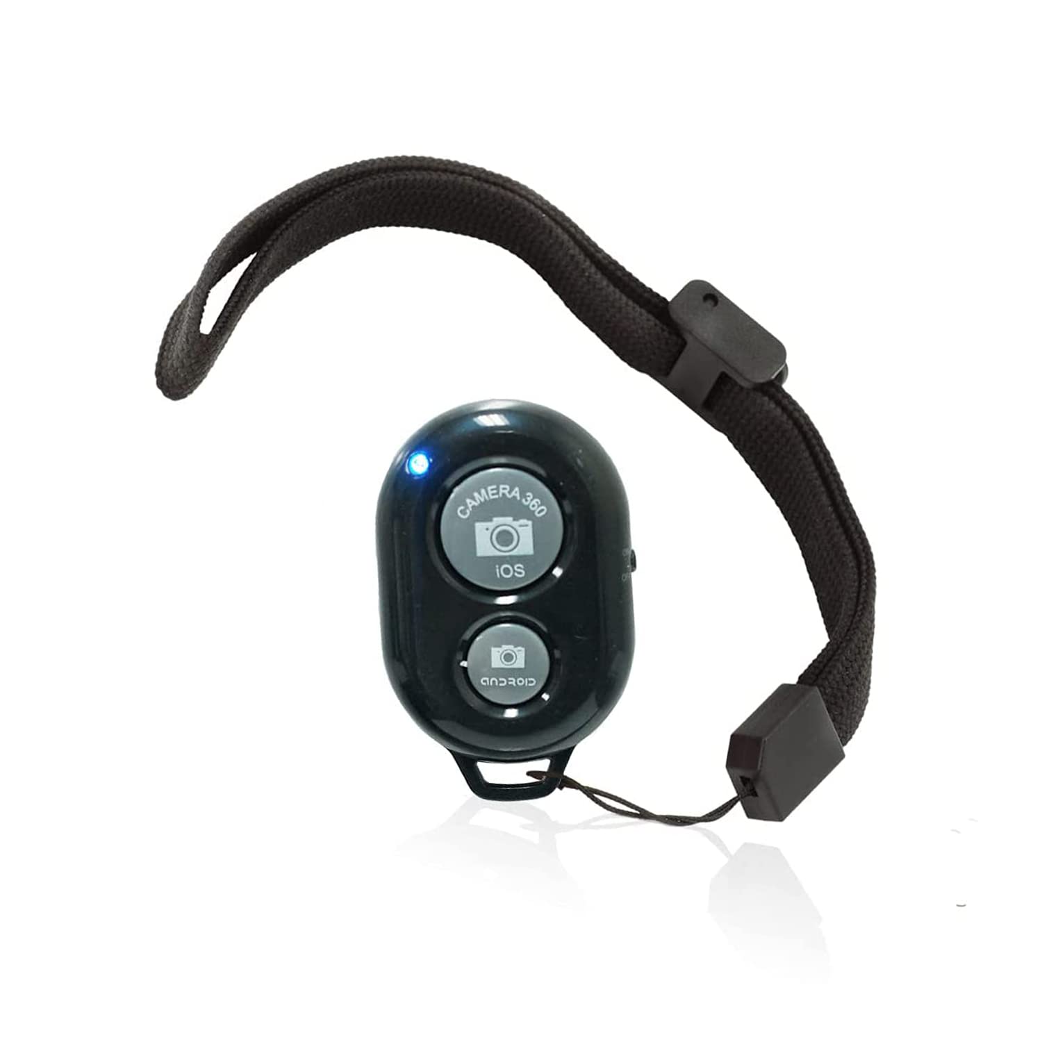 LS Photography Bluetooth Remote Shutter for iPhone, Samsung Galaxy & Android - Wireless Camera Control for Smartphones & Tablets - Perfect for Selfies, Group Photos & Vlogging (Black, Model LGG678)